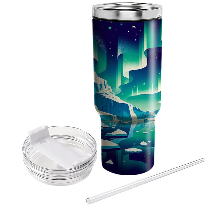 Winter Arctic Chill  Travel Tumblers