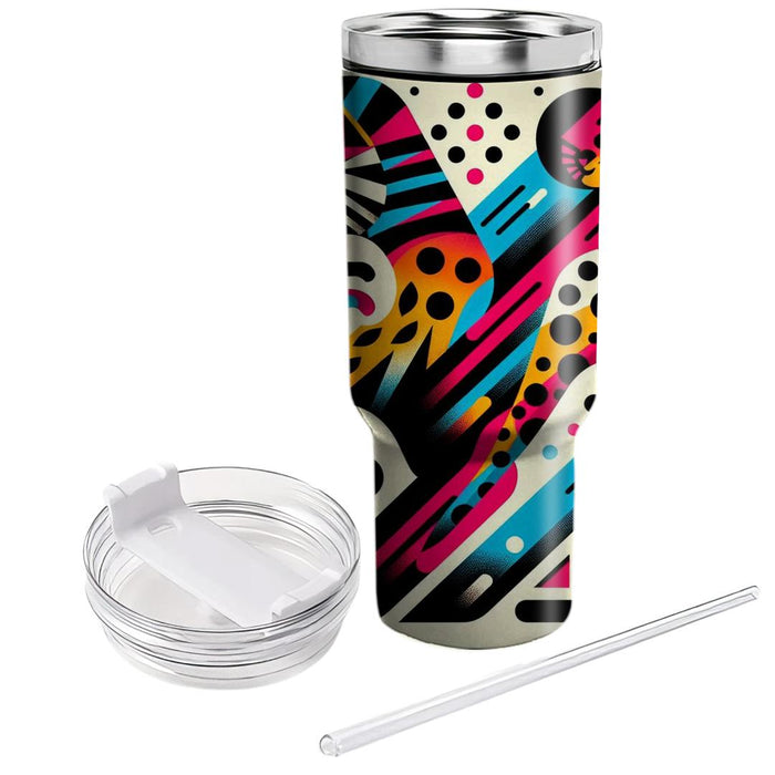 Bold Animal Print  Tumblers With Lids