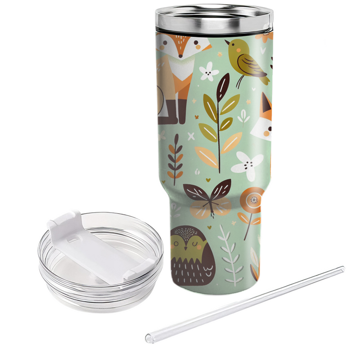 Whimsical Woodland Creatures  Tumblers For Gifts