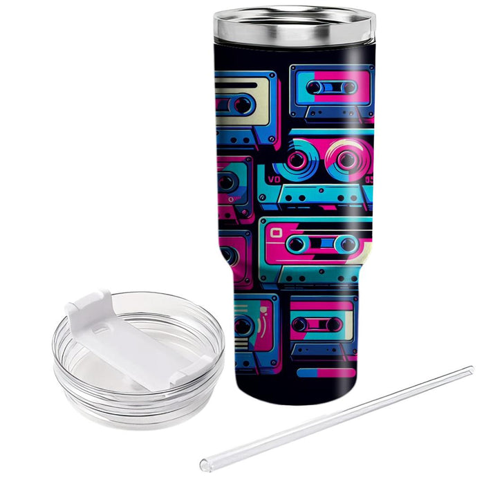 Vintage Cassette Tapes  Insulated Tumblers