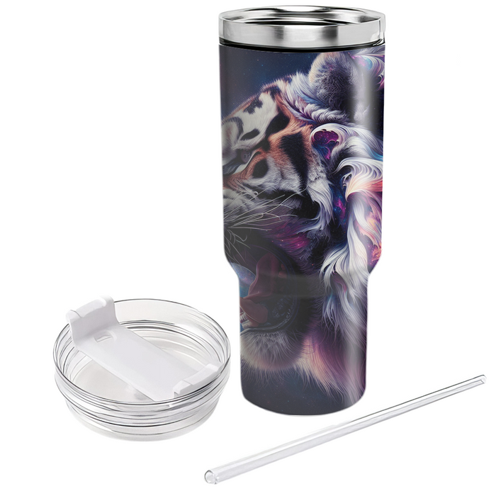 Galactic Tiger Roar  Decorative Tumblers