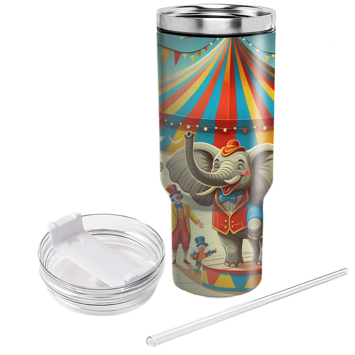 Vintage Circus Whimsy  Unique Tumblers