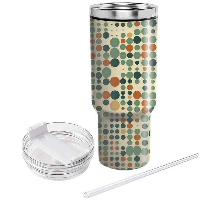 Retro Dot Matrix Tumbler Cups