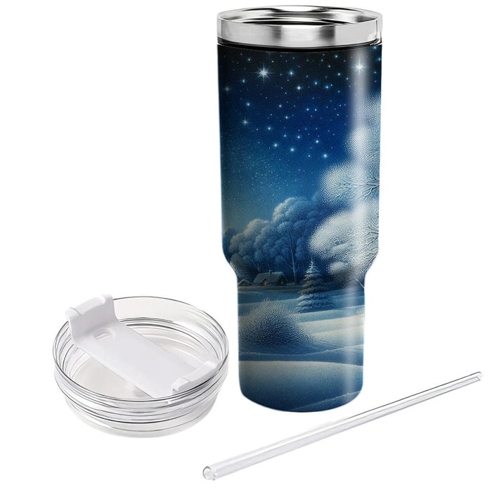 Winter Solstice Night  Travel Tumblers