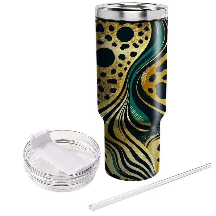 Bold Leopard Print  Tumbler Cups