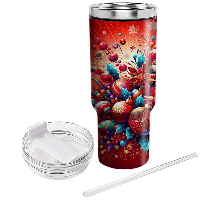 Winter Festive Spirits  Personalized Tumblers