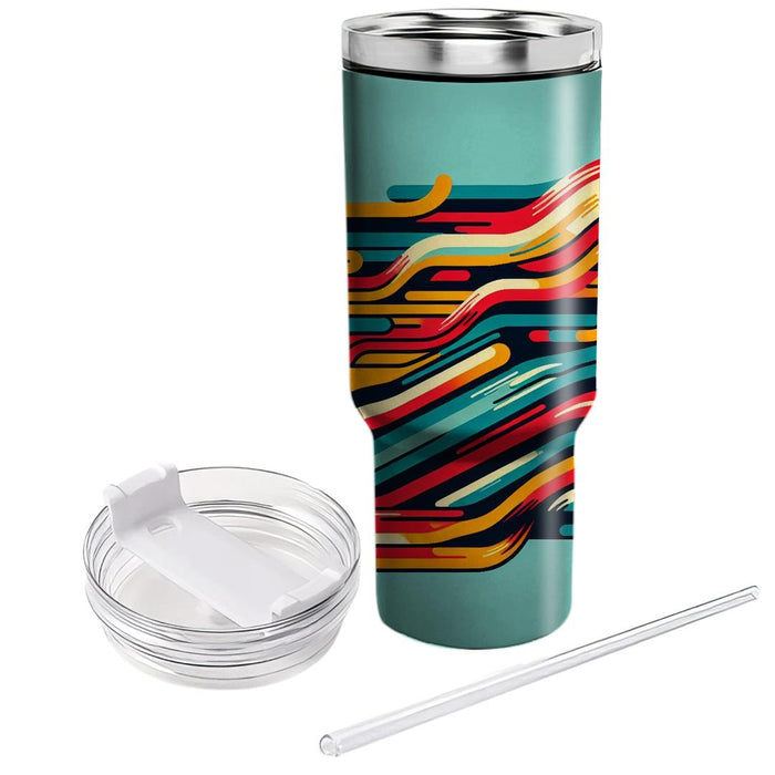 Bold Stripes Of Freedom  Tumbler Cups