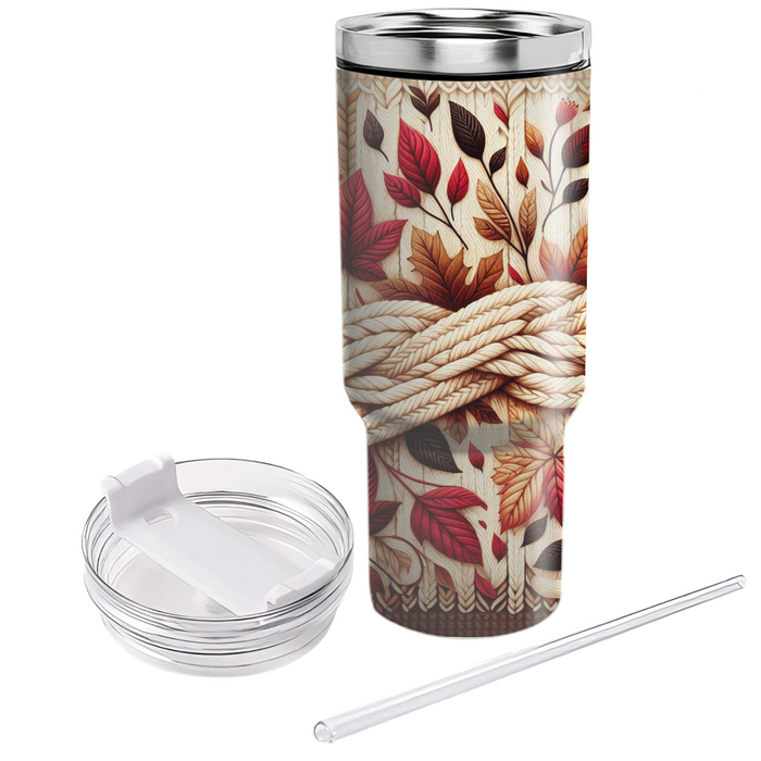 Autumn Cozy Sweater Weather  Custom Tumblers