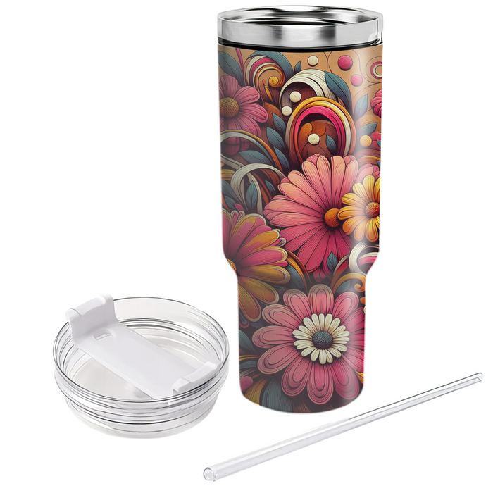  Floral Harmony  Tumbler Cups