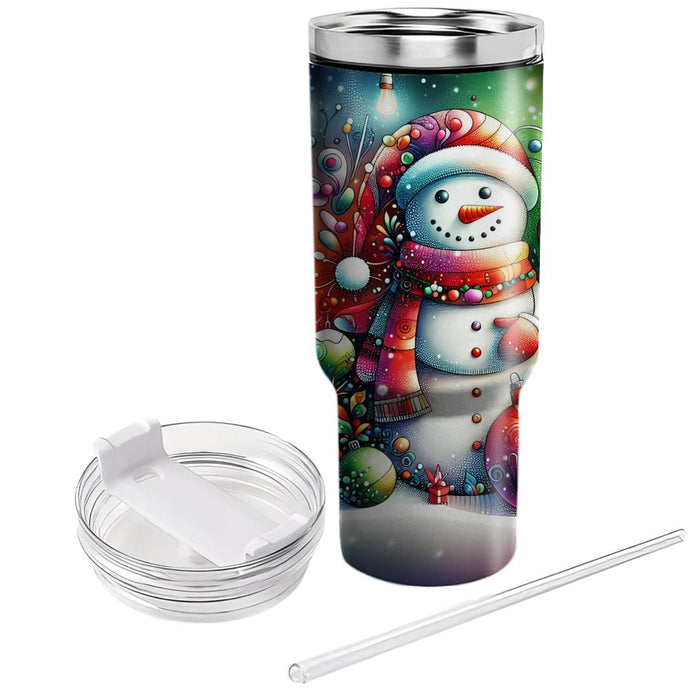 Winter Festive Spirit  Custom Tumblers