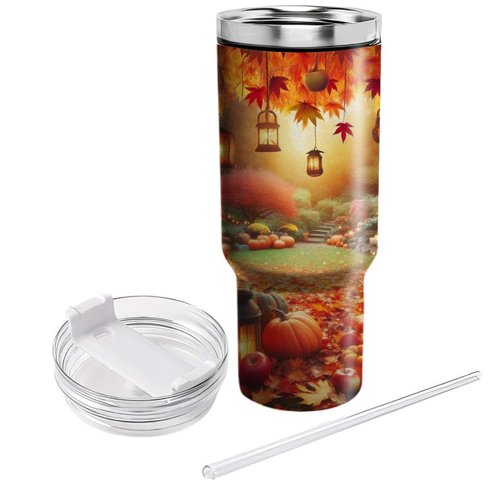 Autumn Festive Lanterns  Decorative Tumblers