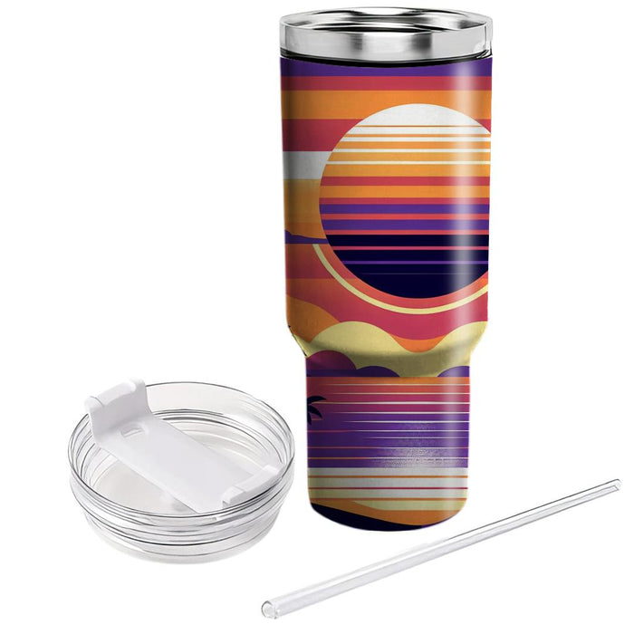 Sunset Boulevard Vibes  Tumbler Cups