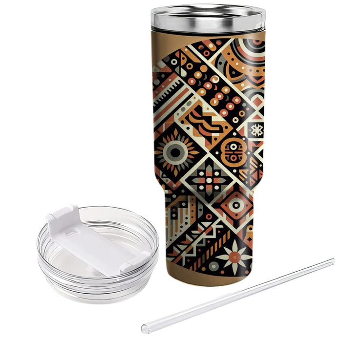 Bold Tribal Patterns  Tumblers With Lids