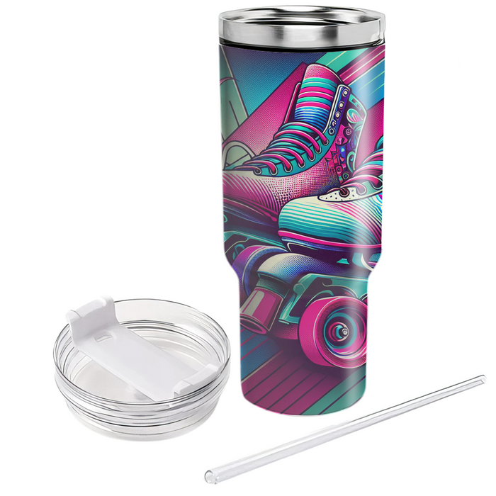 Retro Roller Skate  Custom Tumblers