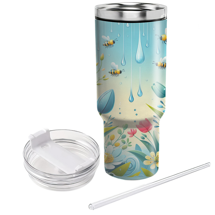 Spring Rainfall Delight  Tumbler Cups