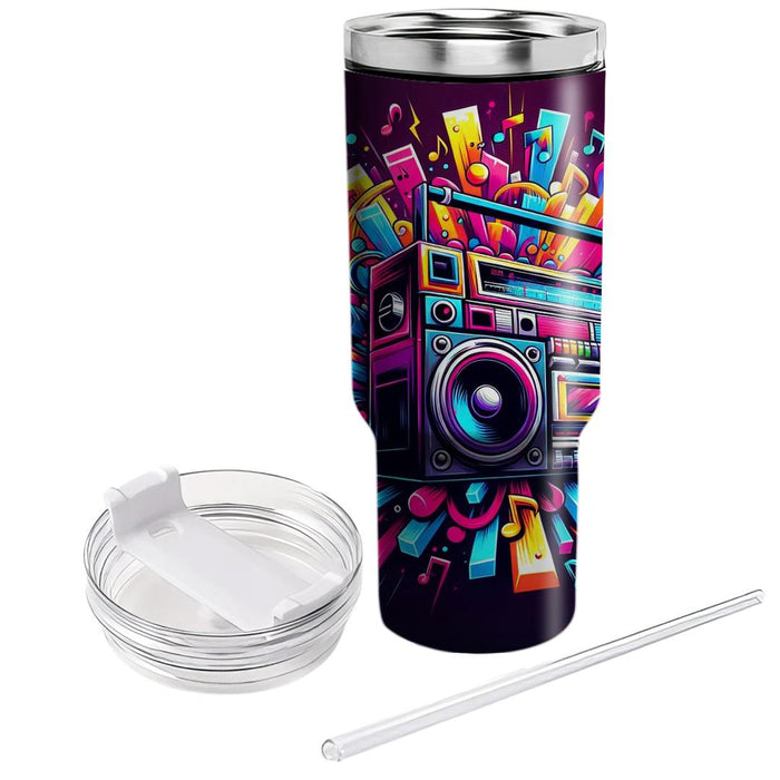 Boom Box Blast  Tumblers With Lids