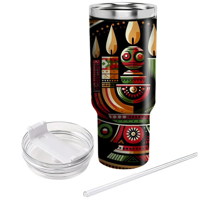 Whimsical Kwanzaa Celebration Unique Tumblers