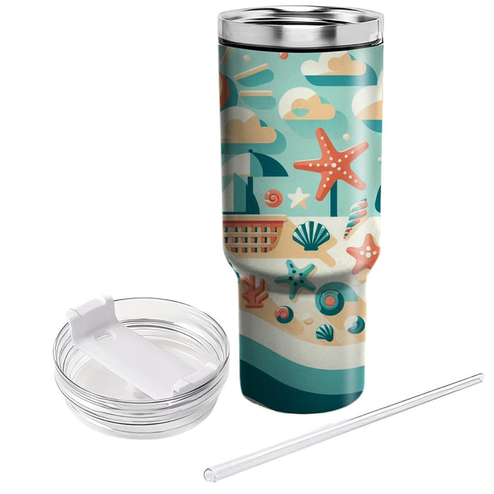 Whimsical Starfish  Custom Tumblers