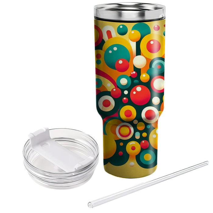 Retro Polka Dot Fiesta  Insulated Tumblers