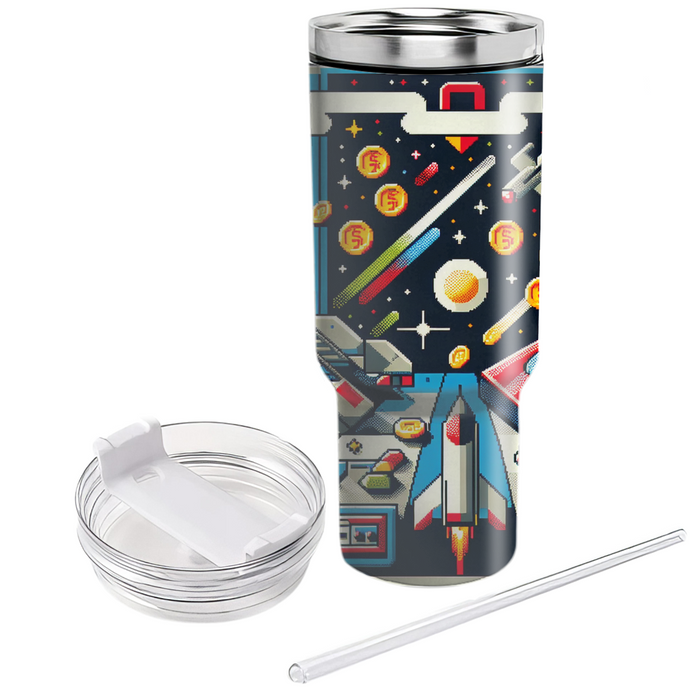 Video Game Retro  Tumbler Cups