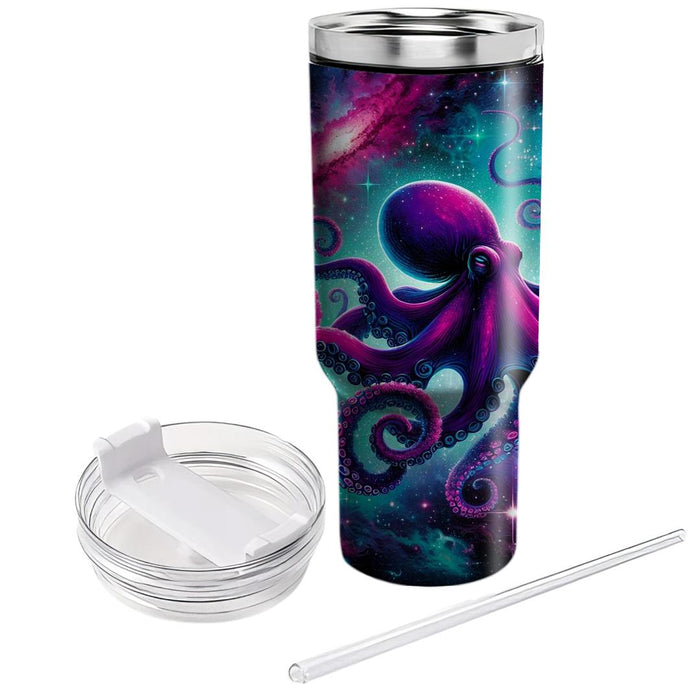 Galactic Octopus  Personalized Tumblers