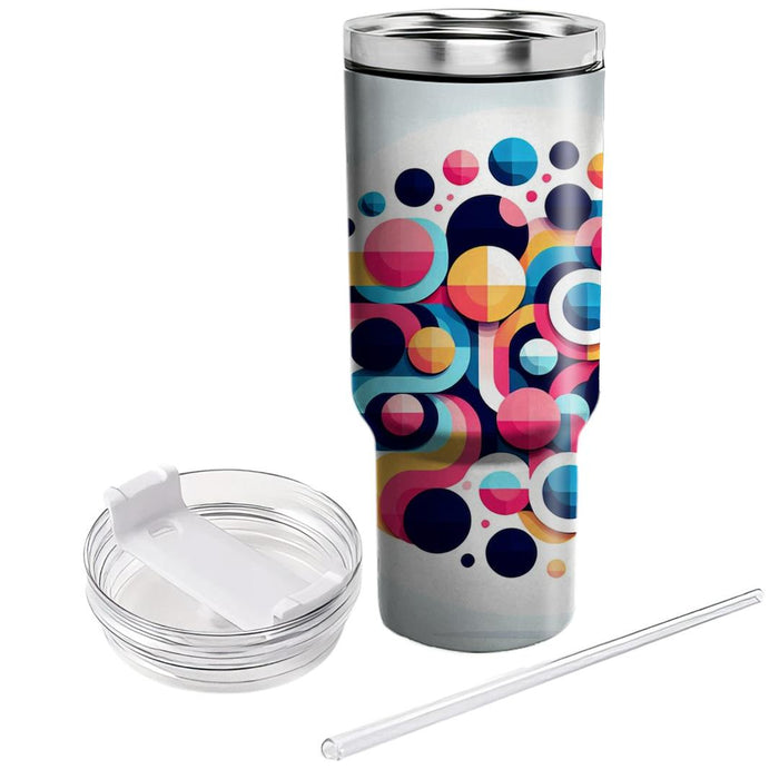 Geometric Circle Array  Custom Tumblers