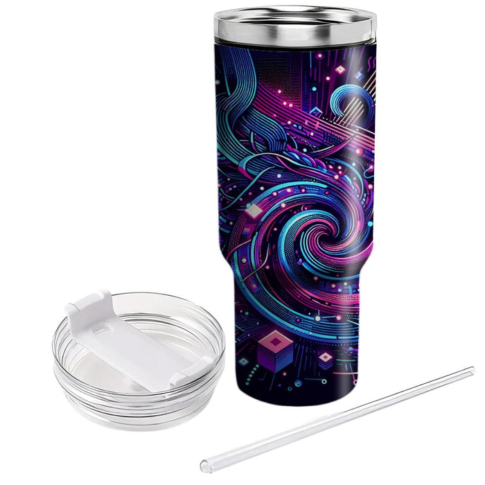 Techno Nightfall  Tumblers For Gifts