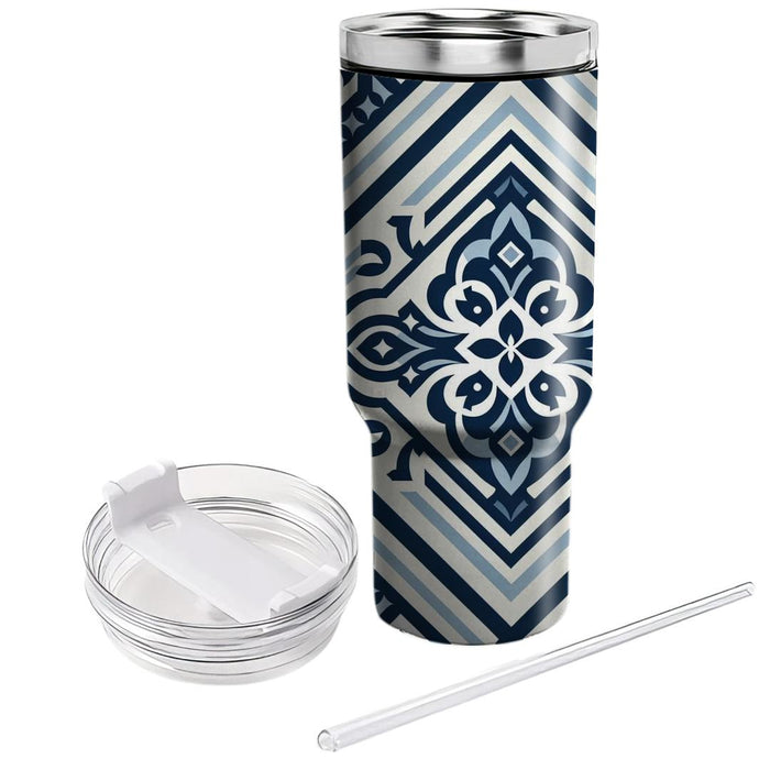 Symmetrical Diamond Design  Tumblers With Lids