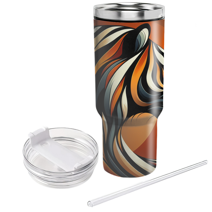 Abstract Tiger Stripes  Tumblers For Gifts