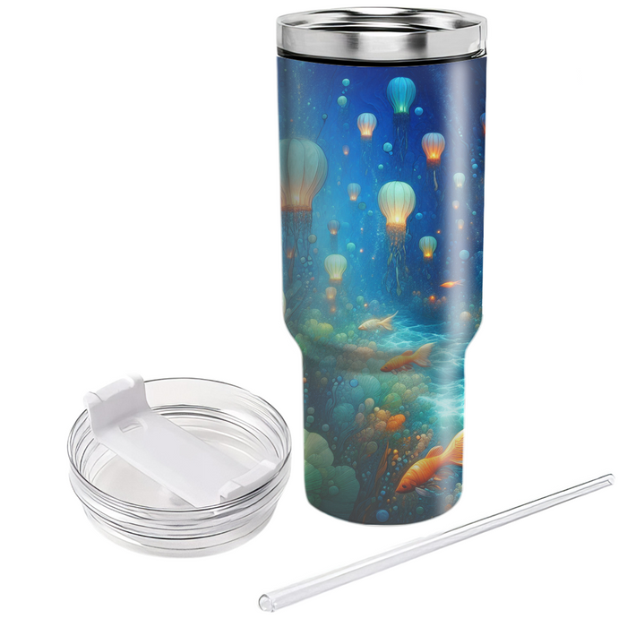 Underwater Lanterns - Aquatic Lantern Festival  Custom Tumblers