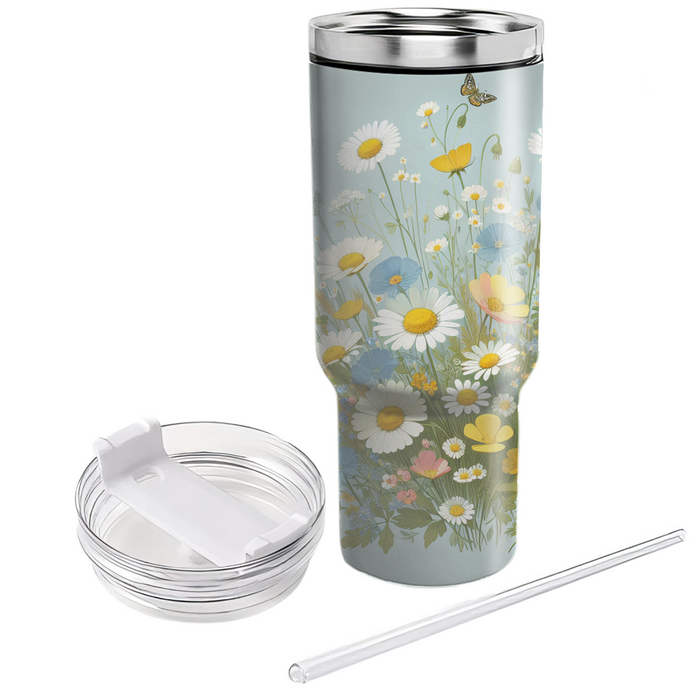 Whimsical Meadow Blooms  Custom Tumblers