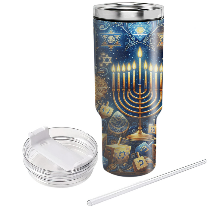 Illuminated Spirit - Hanukkah  Decorative Tumblers