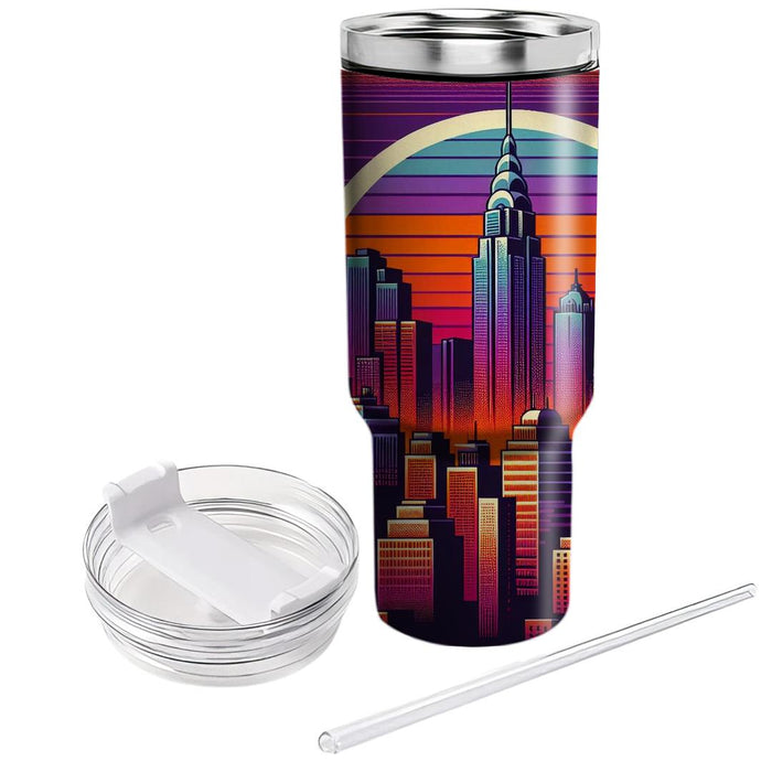 70s Skyline  Travel Tumblers