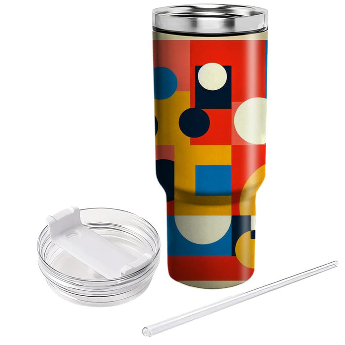 Geometric Pop Art Delight  Tumblers With Lids