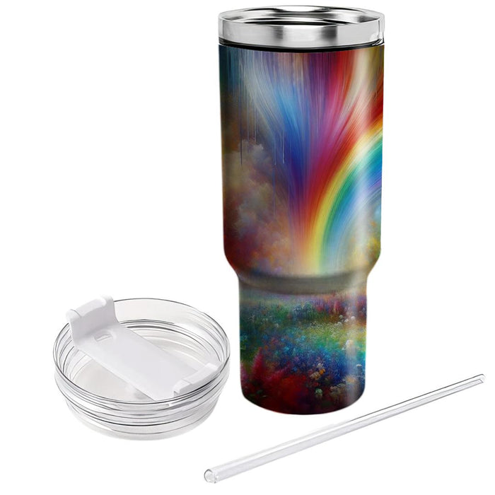 Spring Rainbow Celebration  Insulated Tumblers