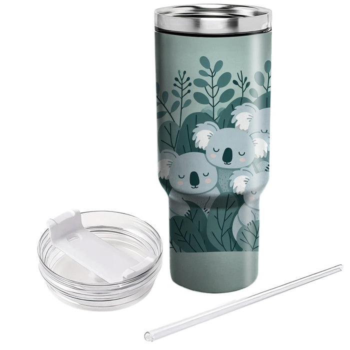 Gentle Koala Eucalyptus  Custom Tumblers