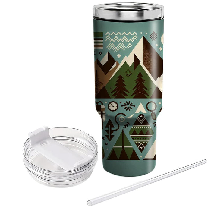 Vintage Hiking Adventure  Insulated Tumblers