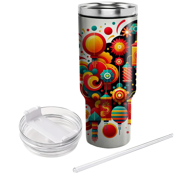 Whimsical Lights - Lunar New Year Celebration  Decorative Tumblers