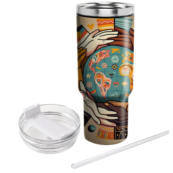 Transcendent Togetherness - World Unity Day  Custom Tumblers