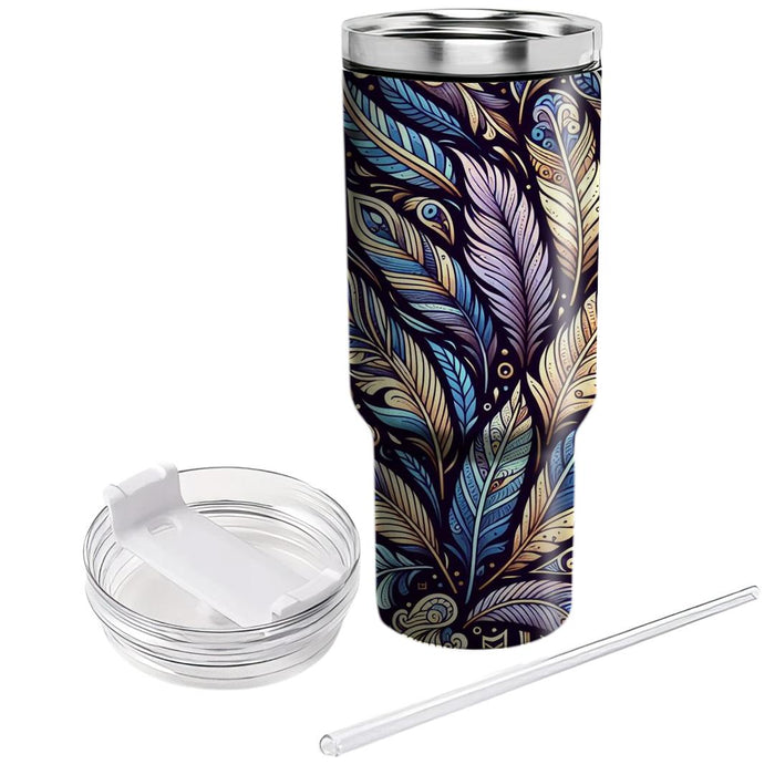 Artistic Feather Patterns  Tumblers For Gifts