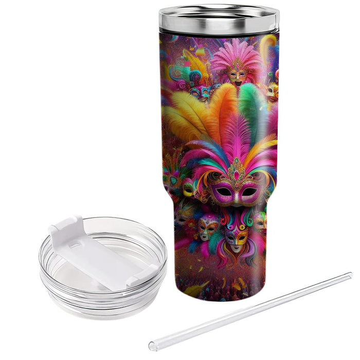 Vibrant Reverie - A Carnival  Custom Tumblers