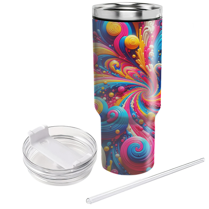 Tie-dye Swirl  Custom Tumblers