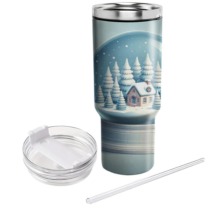 Winter Snow Globe Dreams  Travel Tumblers