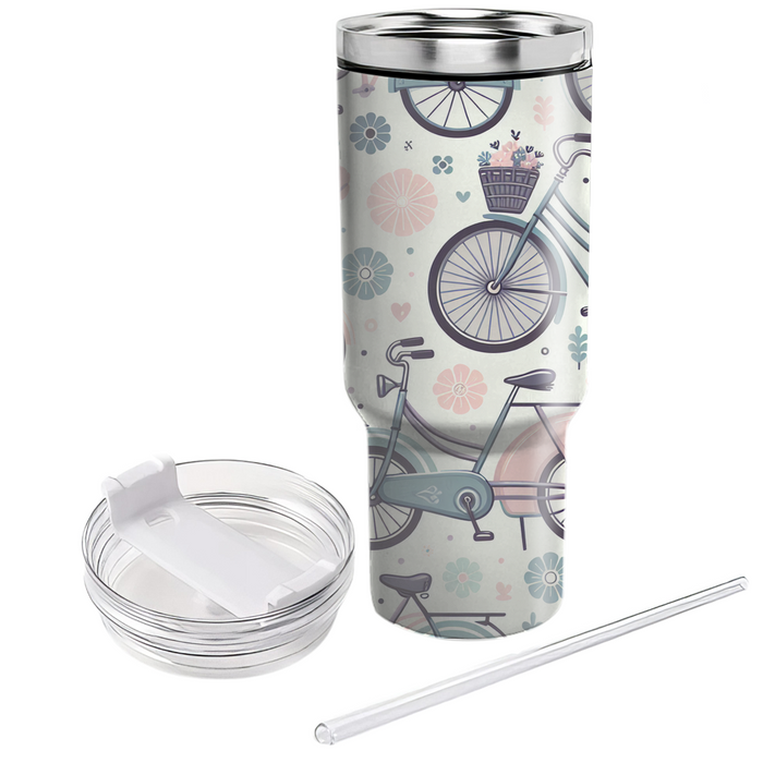 Vintage Bicycle Design  Insulated Tumblers