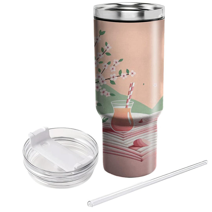 Spring Zen Blossom  Decorative Tumblers