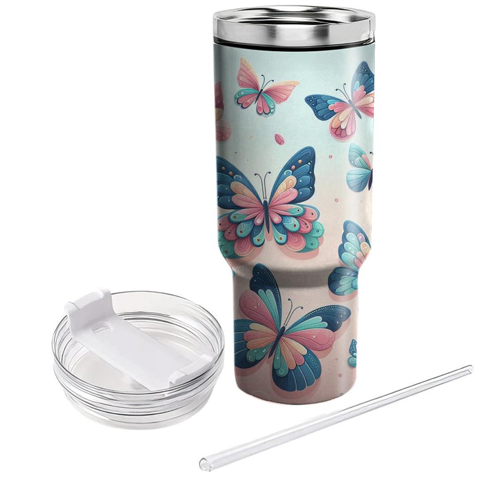 Springtime Butterfly Dance  Decorative Tumblers