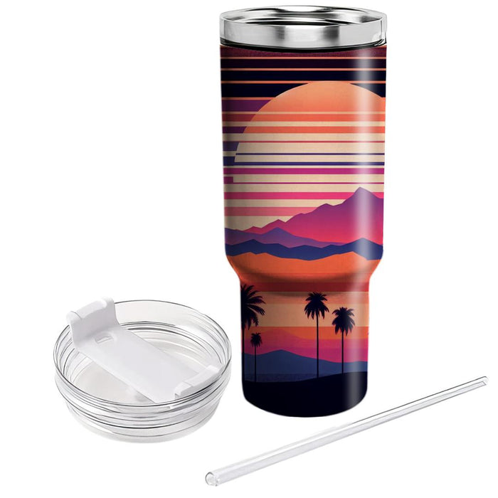 Sunset Boulevard Dream  Personalized Tumblers