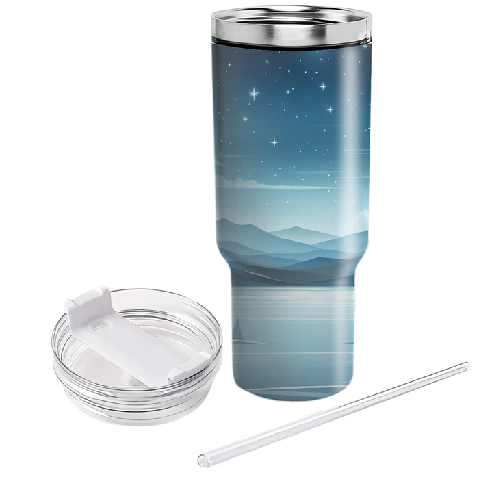 Winter Starlit Sky  Tumbler Cups