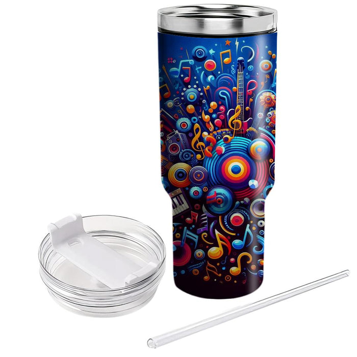 Nostalgic Music Notes  Tumbler Cups