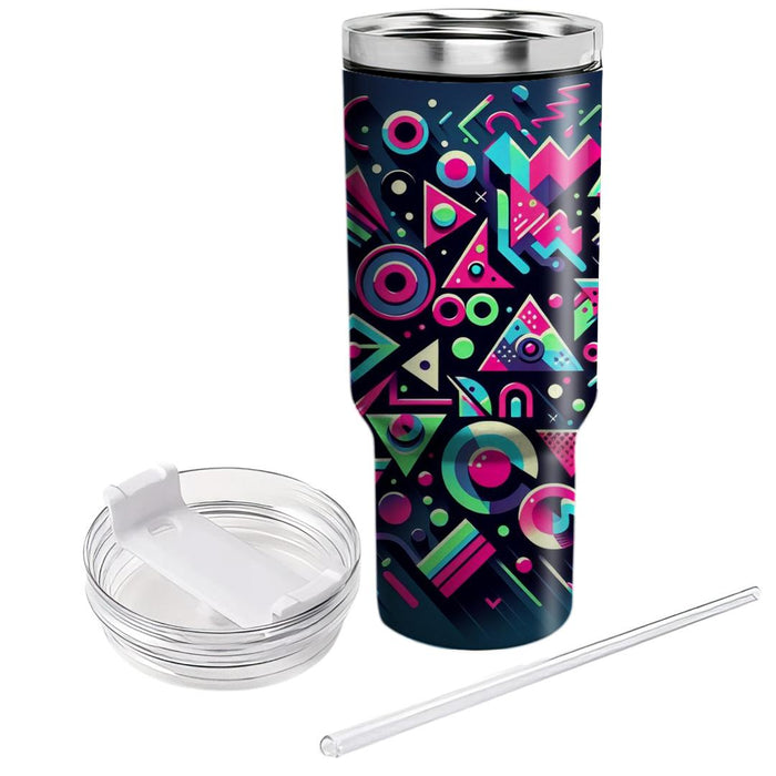 Geometric Funk Travel Tumblers